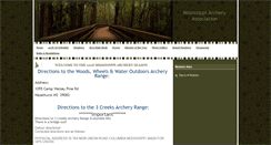 Desktop Screenshot of msarcheryassociation.com